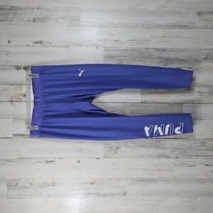 Puma purple lavender cropped leggings women's size large